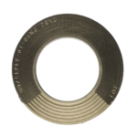 Banguota metalinė tarpinė su dvipusiu daliniu grafito sluoksniu ir vidiniu žiedu