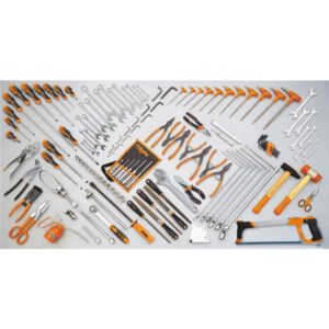 Įvairių įrankių rinkinys automobilio remonto darbams 5904VG/3
