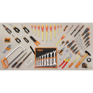 Įvairių įrankių rinkinys darbams su elektra 5980ET/A